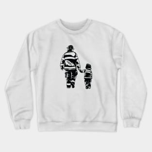 Father and Son Firefighter! Crewneck Sweatshirt